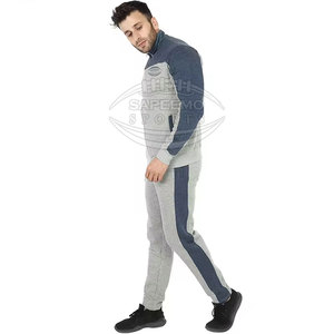 Survêtement d'entraînement d'hiver pour hommes avec coupe moderne Respirant 100% polyester Vêtements de sport légers et actifs - Product Image 4