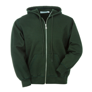 Sudaderas con capucha de algodón 100% con cremallera para hombre de alta calidad con diseño de ropa de calle de impresión personalizada para estilo urbano y comodidad informal en 2025 - Product Image 1