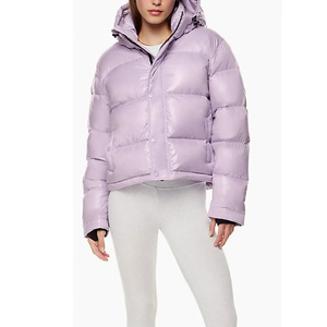 Hot Selling High Quality Women Quilted Puffer <b>Jackets</b> Eco-Friendly Breathable Windproof Nylon <b>Lining</b> Customizable Size - Product Image 4