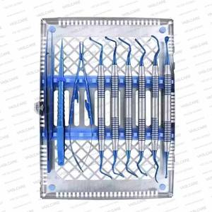 ชุดเครื่องมือผ่าตัดทางทันตกรรมแบบแมนนวลสำหรับงานปริทันต์และศัลยกรรมช่องปากขนาดเล็ก ผลิตตามสั่ง ขายส่ง ผลิตจากเหล็กกล้าไร้สนิมเยอรมัน ได้รับมาตรฐาน CE - Product Image 1