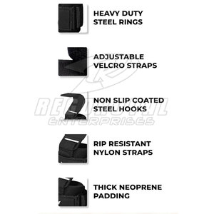 ตะขอมือยกน้ำหนักปรับได้, รองรับแรงดึงและตะขอมือได้มากขึ้น - Product Image 5