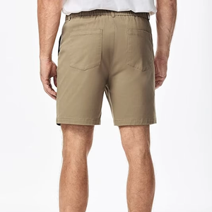NEW ARRIVAL <b>MENS</b> 7 INCH CHINO <b>SHORTS</b> CLASSIC FITNESS SUMMER STRETCH WAIST COTTON TWILL CASUAL <b>DRESS</b> <b>SHORTS</b> WHOLESALE FACTORY - Product Image 1