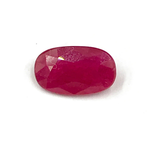 Piedra Preciosa Suelta de Rubí Rojo Natural, Corte Ovalado de 10.5x7.2 mm, 3.16 Quilates, Cristal de Corindón Facetado para Anillos Solitarios Personalizados con Montura de Bisel - Product Image 4