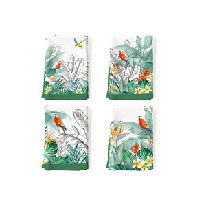 Torchon de cuisine brodé 100% pur coton de la meilleure qualité avec logo privé - Product Image 2