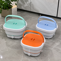 Lave-linge compact pliable portable de 1 kg, mini lave-linge pour sous-vêtements, culottes, chaussettes, vêtements de bébé, voyage, dortoir
