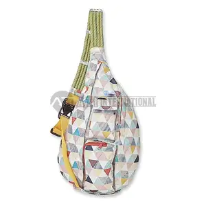 Оригинальная веревочная сумка с регулируемым веревочным ремнем, хорошая цена, инновационный продукт, круглые веревочные сумки