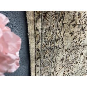 พรมวินเทจขนาด 3.9x6.2 ฟุต, พรม, พรมลายพรางสีน้ำตาลทำจากขนสัตว์ - Product Image 4