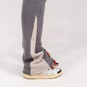 Pantalones de chándal acampanados personalizados de algodón 100%, pantalones de chándal acampanados holgados para hombre, pantalones de chándal acampanados de felpa francesa para hombre - Product Image 5