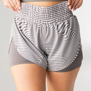 Shorts de bain pour femmes de haute qualité, durables, légers, respirants, anti-plis, séchage rapide, 100% coton, taille élastique - Product Image 6