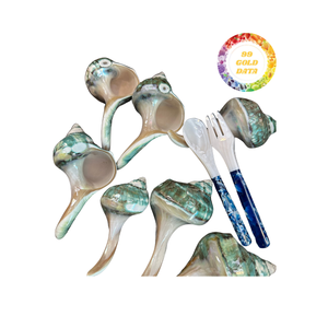 Cucharas de nácar pulidas en varios tamaños: ideales para presentaciones culinarias, embalaje de lujo y fines de regalo - Product Image 5