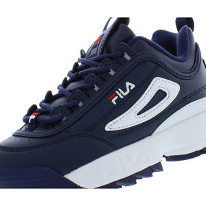 Chaussures Fila Disruptor Ii Premium pour garçons Couleur : Bleu marine/blanc 100% authentique - Product Image 3