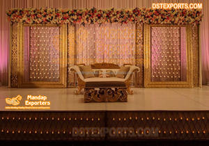 Mur de bougie Unique pour scène de réception nouveau design décoration de mariage mur de bougie Lavish réception de mariage mur de bougie - Product Image 5