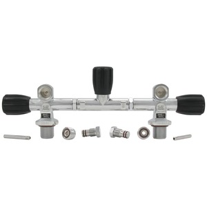 DIN Scuba Tank Manifold Valve Double Cylinder Isolation Valve For Twinset Diving System - Product Image 5