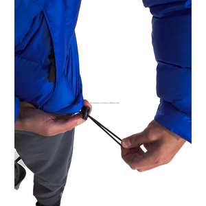 High Street 2025 Chaqueta acolchada de invierno transpirable impermeable para hombre con diseño de logotipo frontal con capucha personalizado - Product Image 5