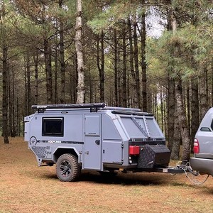 Remolque Ligero Todoterreno para Acampar, Modelo Nuevo 2022, Remolque de Viaje 4x4 con Tienda de Campaña - Product Image 1