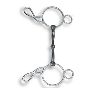 Bocados de Acero Inoxidable para Caballos, Reutilizables, Duraderos, Ajustables, para Uso Veterinario - Product Image 3