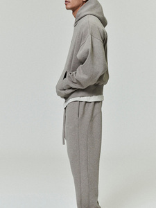 เสื้อฮู้ดกันหนาวโอเวอร์ไซส์ผู้ชายผ้าคอตตอน420gsm ผ้าคุณภาพสูงผ้า100% โลโก้และงานปักตามสั่งแนวคลาสสิกแนววินเทจ - Product Image 5