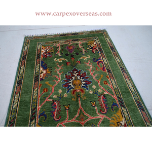 Alfombra de lana persa hecha a mano elegante y elegante para habitación, dormitorio, sala de estar, tamaño personalizado, acolchada y antideslizante - Product Image 5