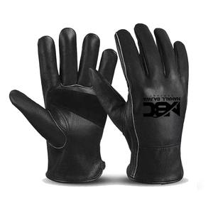Gants de conducteur de travail en cuir de vachette de haute qualité pour hommes Gants de travail de sécurité dans la construction industrielle - Product Image 3