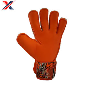Size 9 Orange Black Color Highest Quality Sports <b>Equipment</b> Non-slip Adult Training Wear Sports <b>Football</b> Percent Goalie Gloves - Product Image 3
