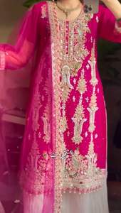 Conjunto elegante Pent con Dupatta para mujer, Ropa Étnica de moda, ideal para fiestas, bodas y celebraciones festivas - Product Image 4