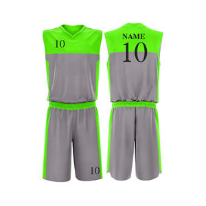 Derniers maillots vierges personnalisés Oem pour garçons basket-ball à impression courte uniforme réversible de basket-ball universitaire pour hommes - Product Image 6