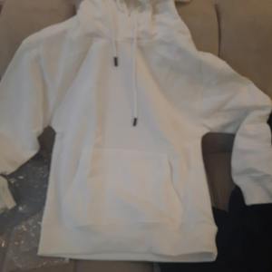 Fermeture éclair complète haute coton lourd frency éponge mode automne hiver décontracté épais hommes haut couleur unie sweats à capuche pull - Product Image 4