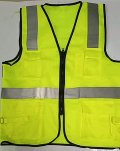 Gilet de sécurité réfléchissant de style optimal, veste de travail décontractée pour homme, respirante, légère, vêtement de protection pour l'automne - Product Image 4