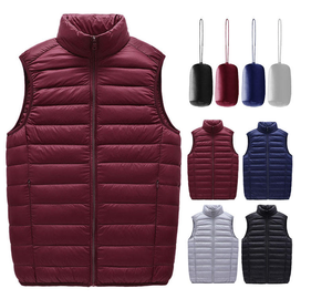Gilet matelassé classique pour hommes style extérieur Gilet bouffant sans manches à la mode pour hommes - Product Image 6