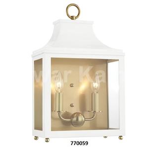 เชิงเทียนผนังแก้วโลหะสีดำสีเหลือง2ชิ้น - Product Image 6