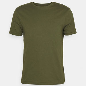 Elegantes camisetas unisex de talla grande para hombre 100% algodón poliéster mixto de gran tamaño pesado en blanco Crew Fitness camiseta - Product Image 1