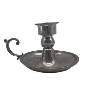 Meilleurs prix, bougeoir traditionnel en laiton de petite taille avec poignée, bougeoir antique en métal, forme ronde, pour les occasions de Noël - Product Image 2