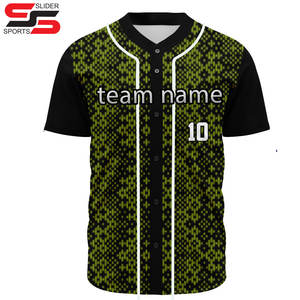 Camiseta de Béisbol Juvenil Sublimada, 100% Poliéster, con Logotipo Personalizable, Precio de Fábrica - Product Image 1