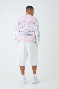 2024 nouveau Style hommes personnalisé laine université veste rose cuir corps blanc broderie support fermeture à glissière Chenille tissé méthode - Product Image 6