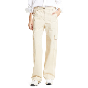 Pantaloni Cargo TWP Izzy Khaki Taglia 12 in Cotone Elasticizzato Traspirante Vestibilità Comoda - Product Image 1