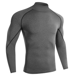 2025 Premium Summer Stylish Shirt Customize Casual Plain Rash Guard New <b>Men's</b> Full Sleeves Jogging Wear - Product Image 4