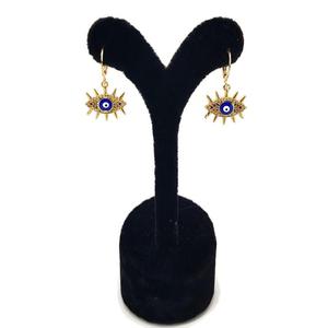 ต่างหูห้อยแฟชั่นทองเหลืองแท้หรูหราและมีสไตล์ - Product Image 1