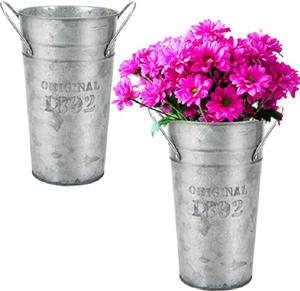 Florero ARTMADE personalizado, maceta galvanizada de granja, jarra de leche de Metal con pájaros, jarrón decorativo para decoración del hogar - Product Image 2