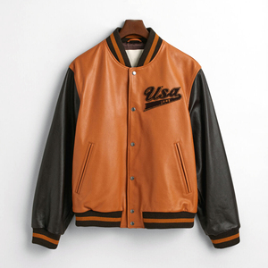 Customized Design Team Name & Number Starter <b>Jacket</b> Bomber <b>Jacket</b> Collage Batch Embroidered Design Varsity <b>Jacket</b> - Product Image 1
