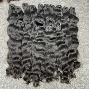 Extensiones de Cabello Humano Virgen Vietnamita Natural Liso de Alta Calidad, Doble Trama, Súper Doble Extracción, Todo Tipo - Product Image 1