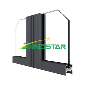 ประตูอลูมิเนียมเกรดสูงผนังซุ้มสีสวยและทนทานป้องกันการกัดกร่อนของเกลือทะเลเคลือบผงอโนไดซ์ - Product Image 5