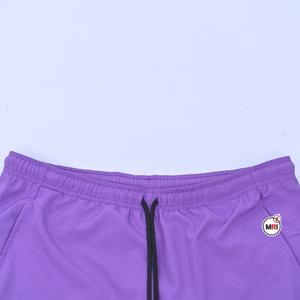 กางเกงขาสั้นผู้ชายสำหรับฤดูร้อนกางเกงยิมแห้งเร็วแบบแอคทีฟกางเกงฝึกซ้อมกางเกงขาสั้นผู้ชายสีทึบมีกระเป๋า - Product Image 3