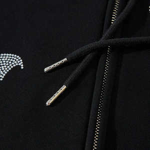 Latest Style New Arrival Solid Color Basics Men <b>Rhinestone</b> <b>Hoodies</b> 100% Cotton Wholesale Men <b>Rhinestone</b> <b>Hoodies</b> - Product Image 5