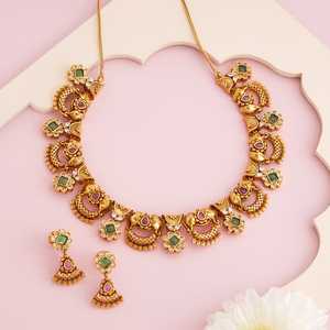 Antique Amethyst <b>Necklace</b> for Wedding Occasions 190698 - Product Image 2