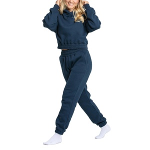 Sweat-shirts pour femmes de qualité supérieure, coupe décontractée, style pull, avec ourlet et poignets côtelés, intérieur chaud, tenue confortable et tendance de rue - Product Image 2