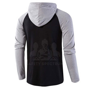 Sudadera con Capucha de Invierno de Primera Calidad para Hombre, Sudadera Deportiva de Gimnasio, Tejido de Punto Sólido, 100% Algodón, Transpirable, Ecológica, Corte Regular - Product Image 2