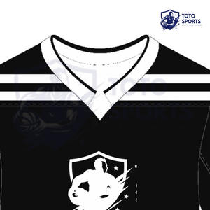 Black Color Best Supplier Full Sleeve Performance High Quality With Good Service New Arrival Sports Wear Ice Hockey Jersey - Product Image 3