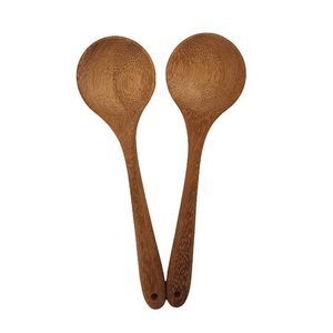 Accessoires de cuisine haut de gamme Cuillères de service à soupe en bois écologiques Cuillère à mélanger et à cuire en bois de 99 GD - Product Image 1
