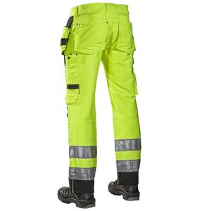 Top Quality OEM <b>Workwear</b> Pants Durable Safety <b>Trousers</b> with Reinforced Knees and Logo Printing for Industrial Use - Product Image 4