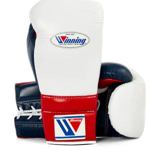 Nouveaux Gants de Boxe Professionnels en Cuir Véritable, Anti-Humidité, Fermeture Auto-agrippante, pour Entraînement et Sparring, Blanc, Qualité Supérieure - Product Image 4